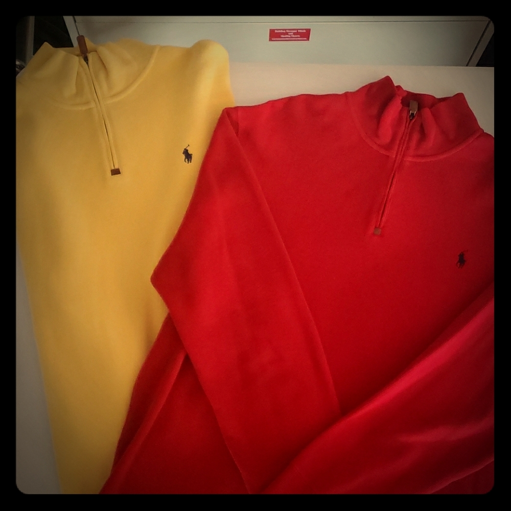 1/4 Zip Polo Sweaters